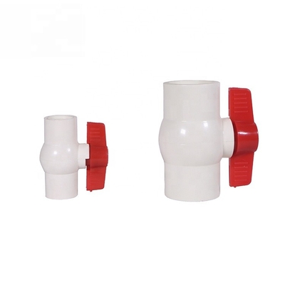제조물 PVC 볼 밸브 50mm 소켓 연결과 함께 플라스틱