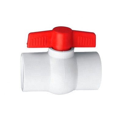 제조물 PVC 볼 밸브 50mm 소켓 연결과 함께 플라스틱