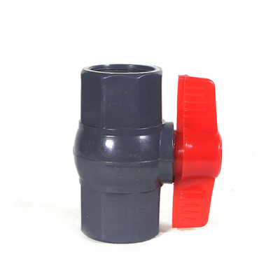 농산물용 ASTM/DIN/ASNZ/JIS 표준 소켓 연결용 PVC 제어 볼 밸브