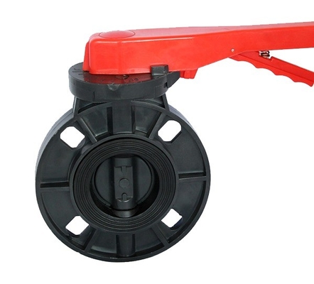 6&quot; 지름 PVC 나비 밸브 밸브 물 위생 PP 공과 PVC 재질