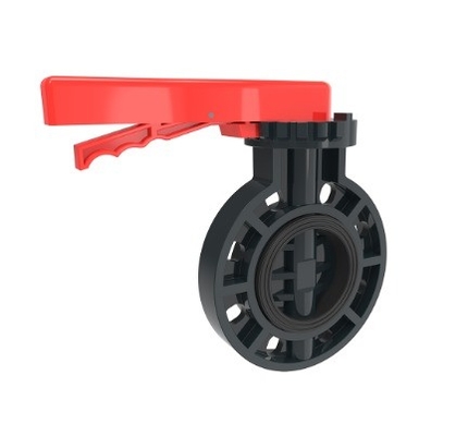 6&quot; 지름 PVC 나비 밸브 밸브 물 위생 PP 공과 PVC 재질