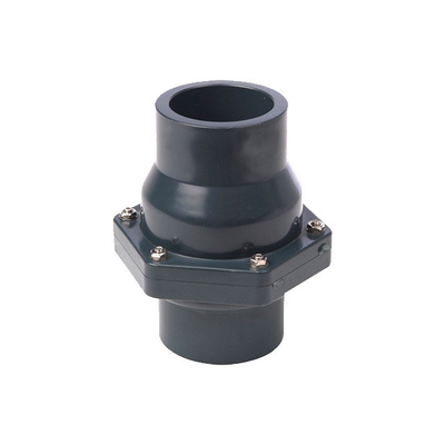 110mm PP 공발 밸브 펌핑 백색 회색 플라스틱 제조