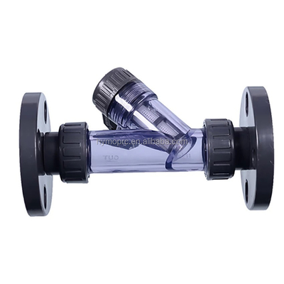 투명한 1인치 PVC Y-스트레이너 ASTM/DIN/ASNZ/JIS 표준에 따라 제조