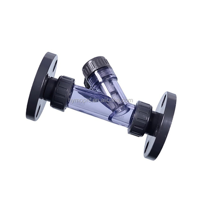 투명한 1인치 PVC Y-스트레이너 ASTM/DIN/ASNZ/JIS 표준에 따라 제조