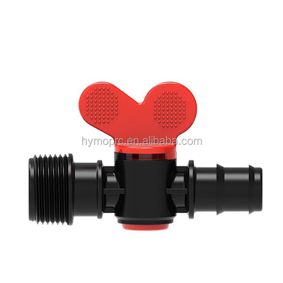 16mm/20mm PP 미니 제어 밸브 누출 방지 관개 밸브 소켓 / 스레드 연결