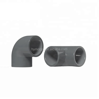 표본 예 스레드 BSPT UPVC 파이프 부착 1/2 PVC 팔꿈치 커넥터 및 위생