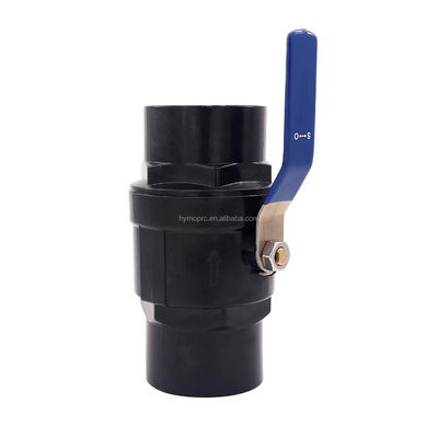 OEM 서비스 및 재료와 함께 1.5 인치 검은 색 플라스틱 PVC 볼 밸브를 사용자 정의