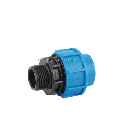 빠른 방출 접착 PP 압축 장착 플랜지 연결 둥근 머리 20mm-400mm
