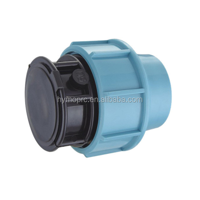 빠른 방출 접착 PP 압축 장착 플랜지 연결 둥근 머리 20mm-400mm