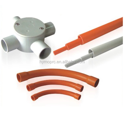 PVC 파이프 및 배관용 픽팅 20mm 흰색 호러브 전기 파이프
