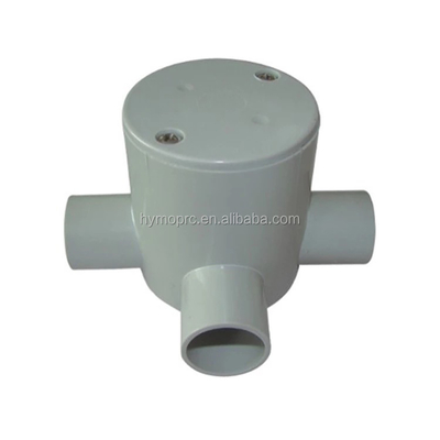 OEM 흰색 플라스틱 전기 PVC 접합 상자 NPT BSP BSPT 스레드 유형