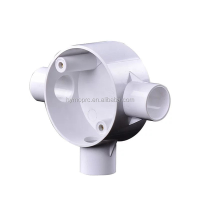 OEM 흰색 플라스틱 전기 PVC 접합 상자 NPT BSP BSPT 스레드 유형
