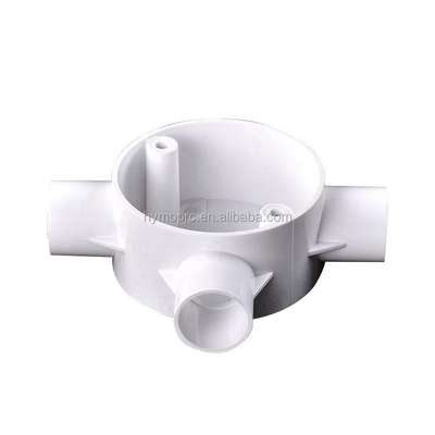 OEM 흰색 플라스틱 전기 PVC 접합 상자 NPT BSP BSPT 스레드 유형