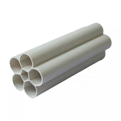 정사각형 머리 접착기 연결 PVC 격자 파이프 150 * 100mm 사용자 정의 직사각형 모양