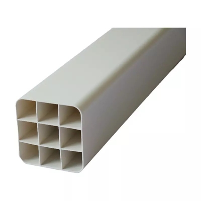 정사각형 머리 접착기 연결 PVC 격자 파이프 150 * 100mm 사용자 정의 직사각형 모양