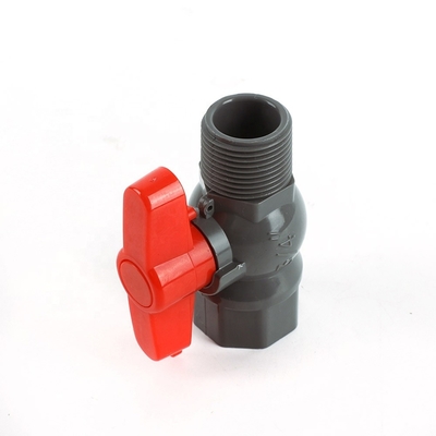 2 인치 여성 남성 PVC 볼 밸브 1.0MPA 압력에서 제조에서 폼을위한
