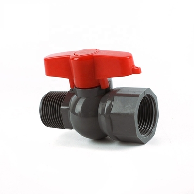 2 인치 여성 남성 PVC 볼 밸브 1.0MPA 압력에서 제조에서 폼을위한