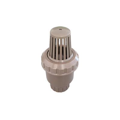 고압 1.0MPA 1 인치 스프링 PVC 체크 밸브 흰색과 PP 볼