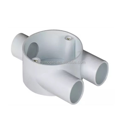 25mm 흰색 PVC 파이프 및 픽팅 DIN 표준 전기 플라스틱 튜브 1/2 &quot;-12&quot; 크기