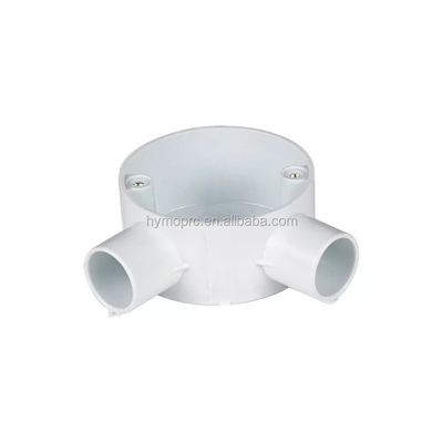 25mm 흰색 PVC 파이프 및 픽팅 DIN 표준 전기 플라스틱 튜브 1/2 &quot;-12&quot; 크기