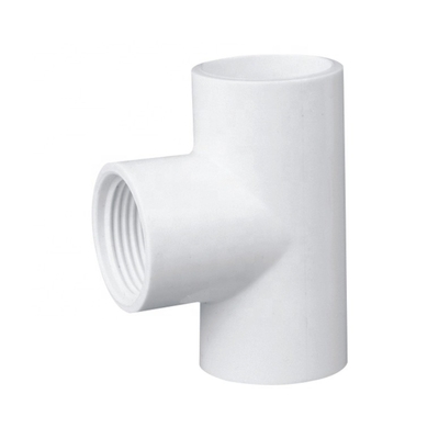 스케줄 40 3/4 인치 PVC 4 위 크로스 피팅 ASTM D1785 물 공급 표준