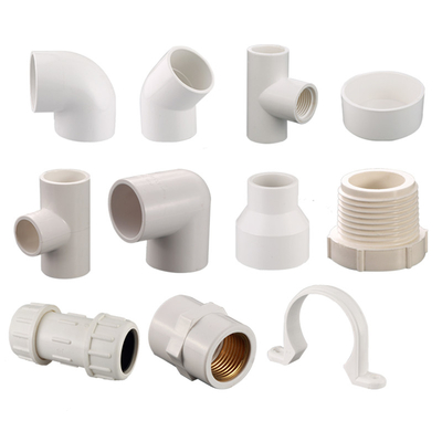 ASTM PVC 4 차원 팔꿈치 커넥터 파이프 Fitting for SCH40 PVC Pipes 1/2&quot;-12&quot; 두께