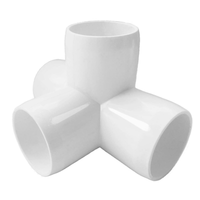 ASTM PVC 4 차원 팔꿈치 커넥터 파이프 Fitting for SCH40 PVC Pipes 1/2&quot;-12&quot; 두께