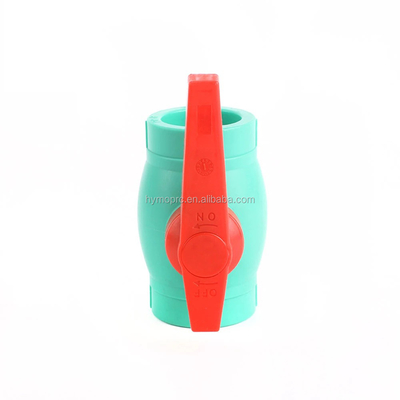 40mm PPR 볼 밸브 백색/녹색 소켓/선 연결 제조