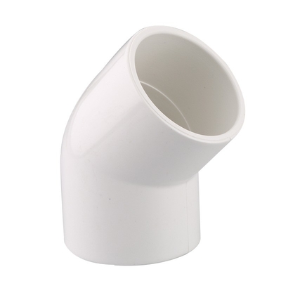 PVC 파이프 티스 흰색 ASTM D1785 표준 3 차원 팔꿈치 파이프 피팅 OEM