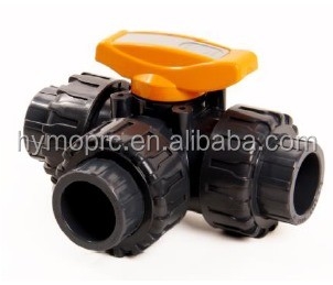 ISO 두께 산업 디버터 3 차원 PVC 2 인치 밸브 소켓 스레드 끝 OEM 네
