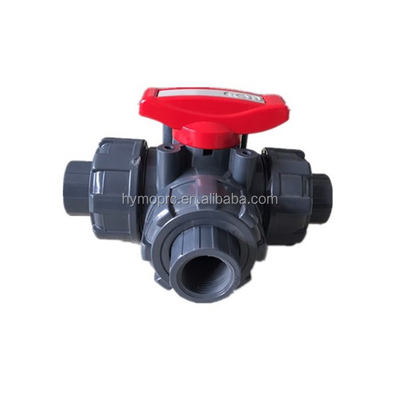 ISO 두께 산업 디버터 3 차원 PVC 2 인치 밸브 소켓 스레드 끝 OEM 네