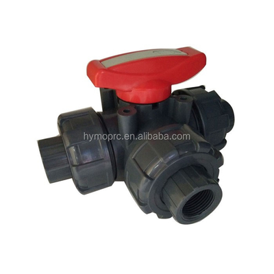 ISO 두께 산업 디버터 3 차원 PVC 2 인치 밸브 소켓 스레드 끝 OEM 네