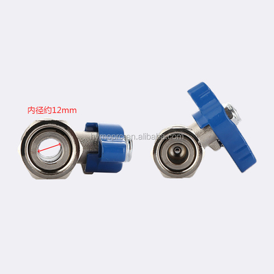 스테인리스 스틸 ASTM/DIN 표준 미니 볼 밸브 PEX 구리 가스 파이프에 니켈 접착