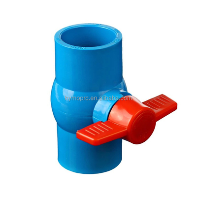 고압 PVC 볼 밸브 1 인치 UPVC 밸브 OEM 공급 업체에서 관개