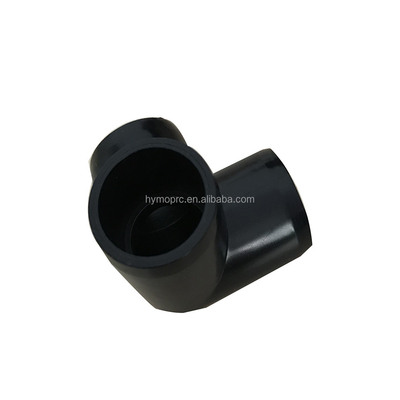 검은 PVC 3 차원 팔꿈치 1/2 &quot;에서 1&quot; 파이프 장착품 사용자 정의 OEM ODM