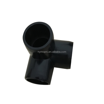 검은 PVC 3 차원 팔꿈치 1/2 &quot;에서 1&quot; 파이프 장착품 사용자 정의 OEM ODM
