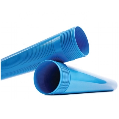 흰색 파란색 PVC 큰 지름 슬로트 파이프 구덩이 물 우물 케이스 20mm-200mm