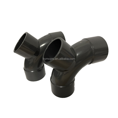 DN50 UPVC Y 브랜치 티 파이프 가조 기술 OEM 지원 PN16 압력