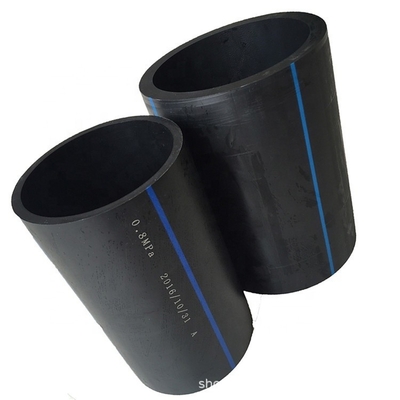 플라스틱 파이프에서 펄딩 처리 서비스를위한 큰 지름 200mm HDPE 파이프 PN10