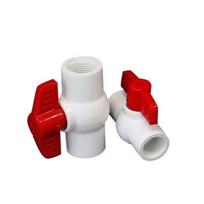 1인치 PVC 볼 밸브 물 공급 수압 전력 OEM 사용자 정의 지원