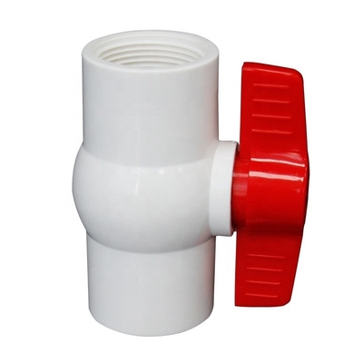 1인치 PVC 볼 밸브 물 공급 수압 전력 OEM 사용자 정의 지원