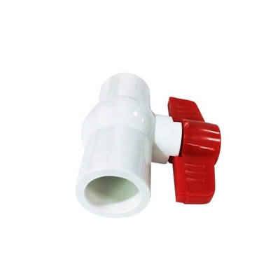 1인치 PVC 볼 밸브 물 공급 수압 전력 OEM 사용자 정의 지원