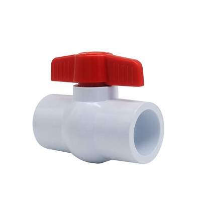 OEM ODM 3/2 PVC 볼 밸브 물 매체용 소켓 연결 일반 응용