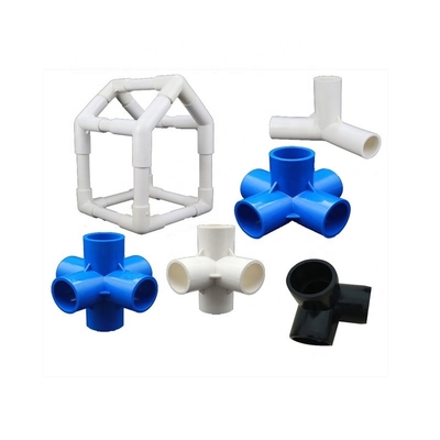 펌프 플라스틱 파이프 피팅 OEM DIY 키트 및 가구용 팔꿈치 3 차원 코너