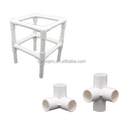 펌프 플라스틱 파이프 피팅 OEM DIY 키트 및 가구용 팔꿈치 3 차원 코너