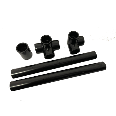 배관용 PVC 파이프 커넥터 피팅 ASTM Sch40 커스터마이즈 블랙 컬러 1/2&quot; 팔꿈치