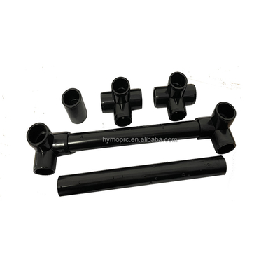 배관용 PVC 파이프 커넥터 피팅 ASTM Sch40 커스터마이즈 블랙 컬러 1/2&quot; 팔꿈치