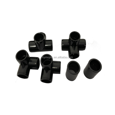 배관용 PVC 파이프 커넥터 피팅 ASTM Sch40 커스터마이즈 블랙 컬러 1/2&quot; 팔꿈치