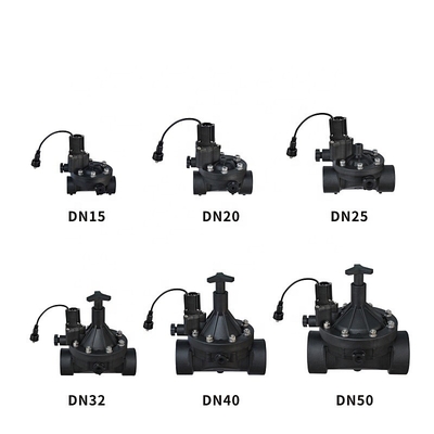 커스터마이징 1 &quot;농업 관개 소레노이드 제어 밸브 IP65 24V 펄스 6-24VDC