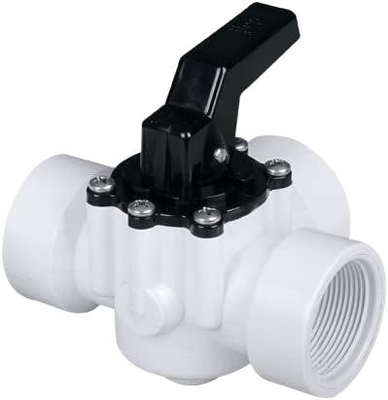 수영장용 3면 PVC 볼 밸브 수압 물 매체 일반 응용 OEM